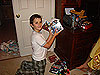 Tyler showing off some of his games