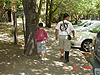 Tyler and Ken walking to the lodge