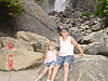 Jordan and Tyler on the way to Yosemite Falls