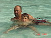 Ken and Tyler swimming