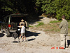 Ken packing up for the hike