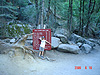 Tyler at the beginning of the Vernal Fall trail