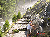 Tyler on the steps to Vernal Falls
