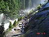 Tanya and Tyler on the steps to Vernal Falls