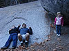 Relaxing after the hike