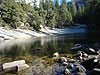 Emerald Pool at the top of the falls