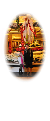 Tyler and Jordan in Caesar's Palace